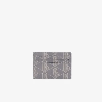 The Blend kortlommebok i lerret med monogramtrykk