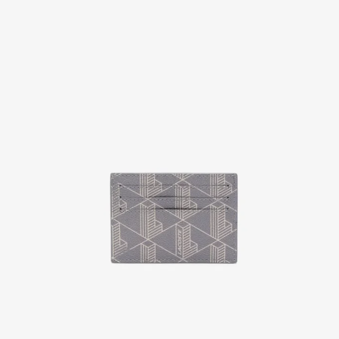 The Blend kortlommebok i lerret med monogramtrykk