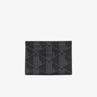 The Blend kortlommebok i lerret med monogramtrykk