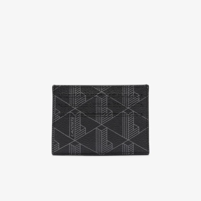 The Blend kortlommebok i lerret med monogramtrykk