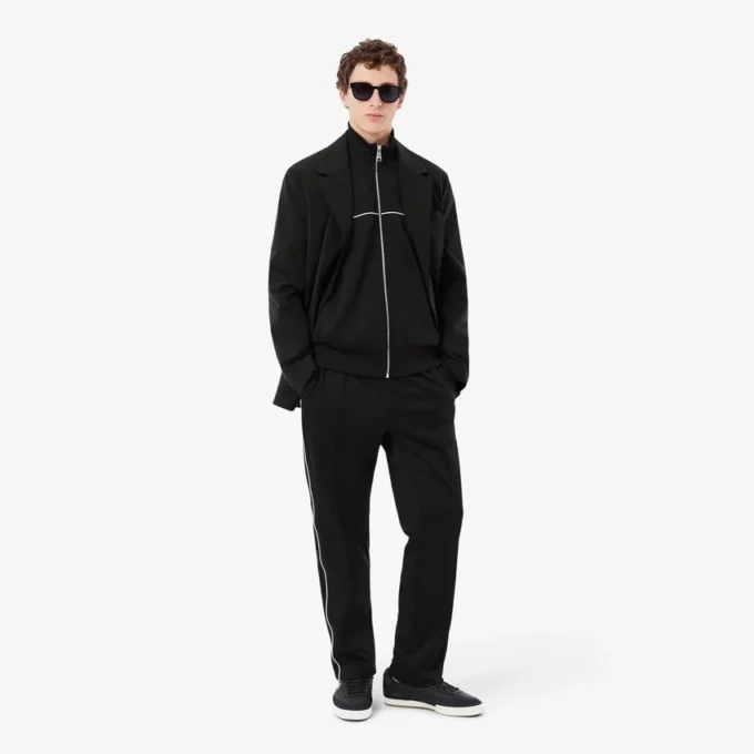 Trim Accent-Sweatshirt med glidelås