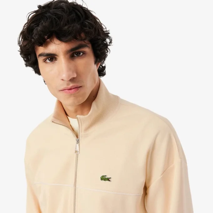 Trim Accent-Sweatshirt med glidelås