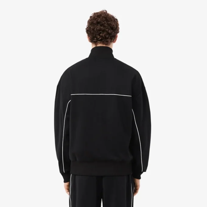 Trim Accent-Sweatshirt med glidelås