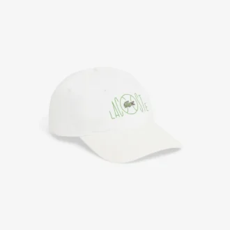 Trykt bomullstwill-cap