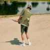 Ultra Dry-golfskjorte i stretch med trykk for menn
