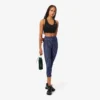 Ultra Dry-stretch-sportleggings med trykk for kvinner