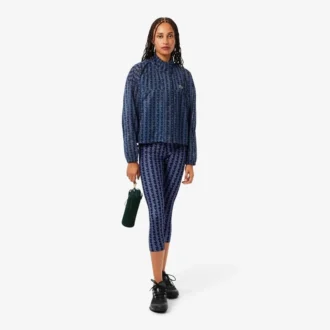 Ultra Dry-stretch-sportleggings med trykk for kvinner