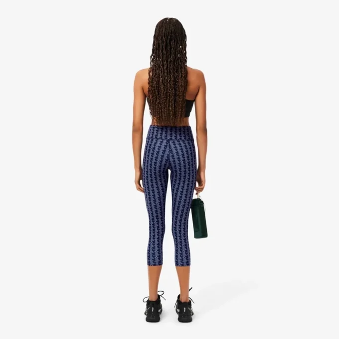 Ultra Dry-stretch-sportleggings med trykk for kvinner