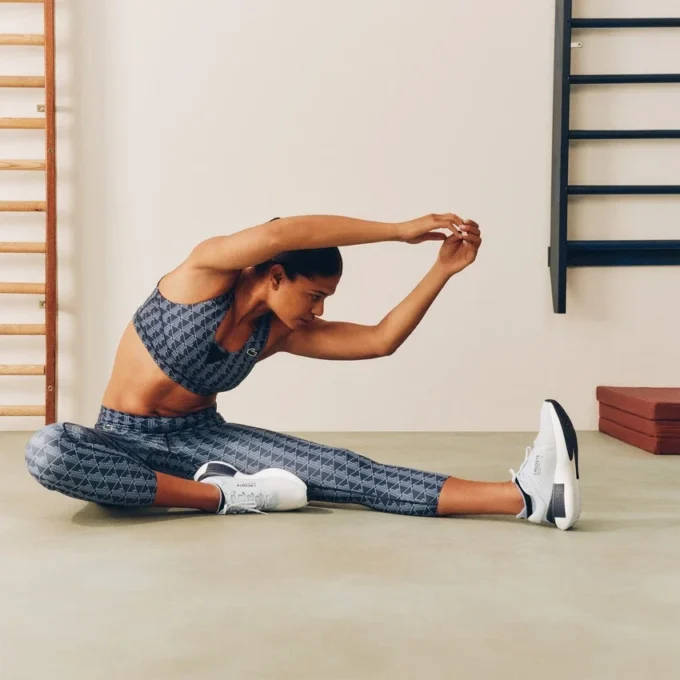 Ultra Dry-stretch-sportleggings med trykk for kvinner