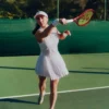 Ultra Dry Stretch-tenniskjole med fôr