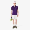 Ultra Dry-tennis-poloskjorte med trykk og slim fit for menn
