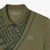 Ultra Dry-tennis-poloskjorte med trykk og slim fit for menn