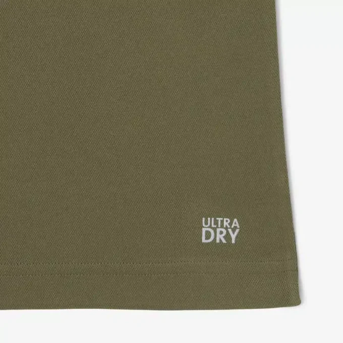 Ultra Dry-tennis-poloskjorte med trykk og slim fit for menn
