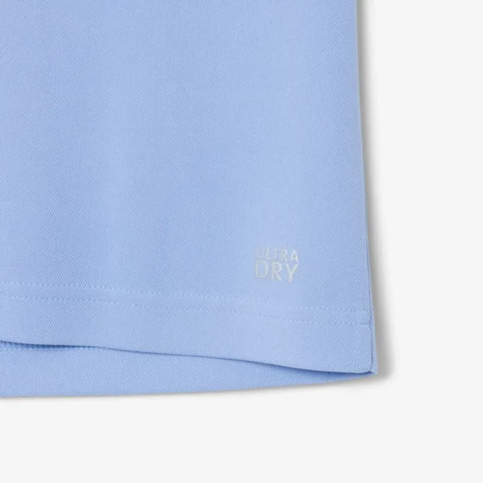 Ultra Dry-tennis-poloskjorte med trykk og slim fit for menn
