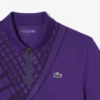 Ultra Dry-tennis-poloskjorte med trykk og slim fit for menn