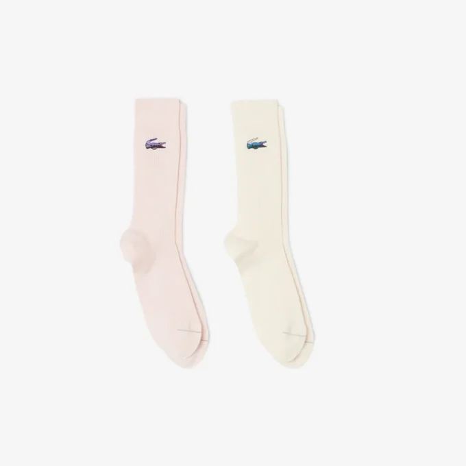 Unisex 2-pakk bomullssokker