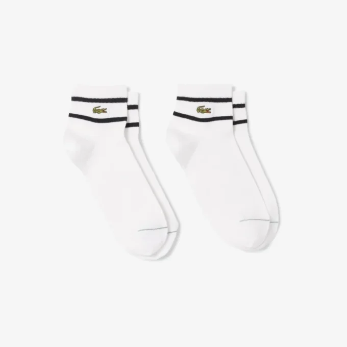 Unisex 2-pakk med stripete sokker