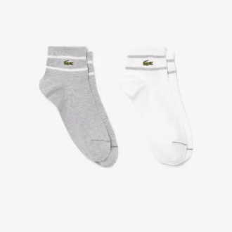 Unisex 2-pakk med stripete sokker