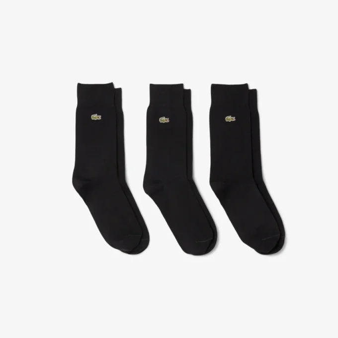 Unisex 3-pakk lange sokker