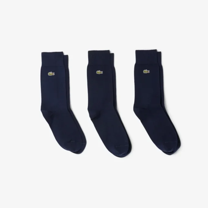 Unisex 3-pakk lange sokker