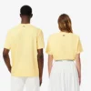 Unisex bomulls-T-skjorte med signaturtrykk