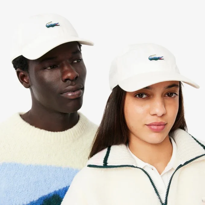 Unisex bomullslue med krokodillemotiv
