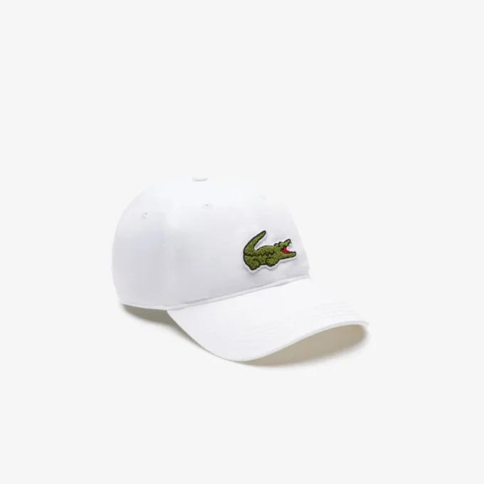 Unisex-cap i bomullstwill med krokodillemerke