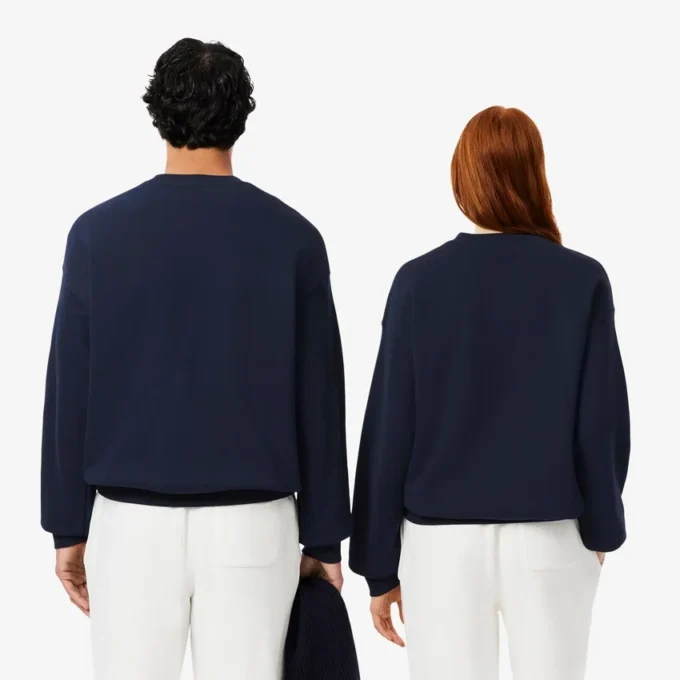 Unisex-fleece-Sweatshirt med løs passform