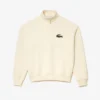 Unisex fleece-Sweatshirt med løs passform og høy hals