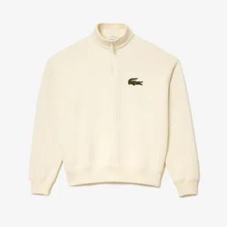 Unisex fleece-Sweatshirt med løs passform og høy hals