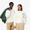 Unisex fleece-Sweatshirt med løs passform og logo