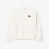 Unisex fleece-Sweatshirt med løs passform og logo