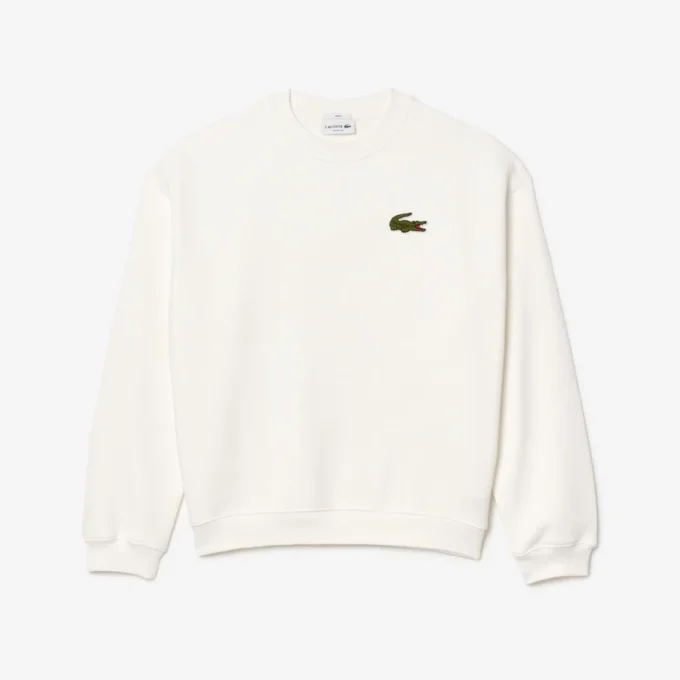 Unisex fleece-Sweatshirt med løs passform og logo