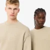 Unisex-fleece-Sweatshirt med løs passform og vasket effekt