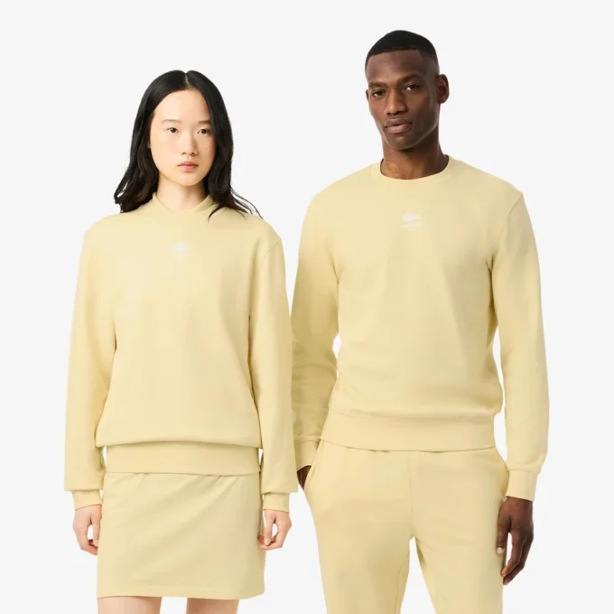 Unisex-fleece-Sweatshirt med trykk