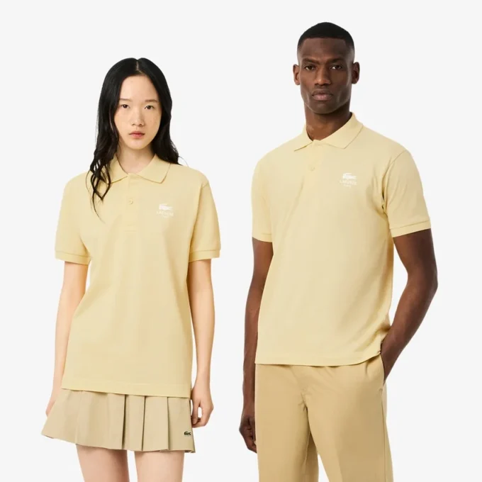 Unisex klassisk passform med signaturtrykk L.12.12 Pologensere