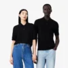 Unisex kortærmet polo-genser i merinoull