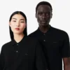 Unisex kortærmet polo-genser i merinoull