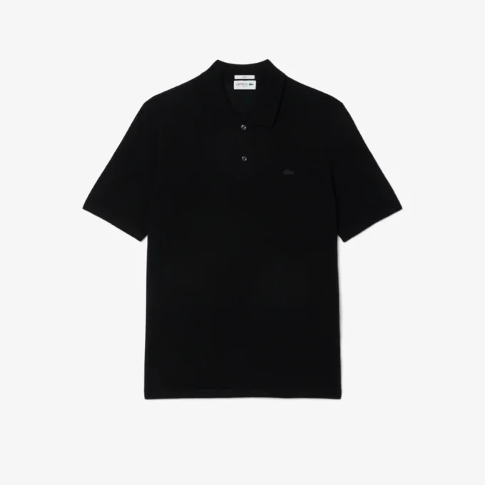 Unisex kortærmet polo-genser i merinoull