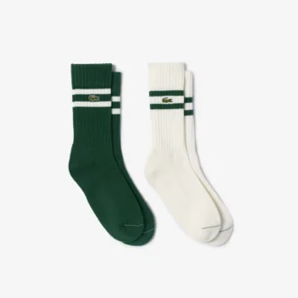Unisex ribbestrikkede bomullssokker
