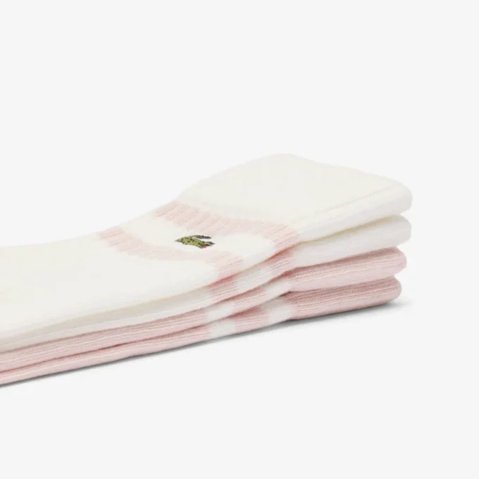Unisex ribbestrikkede bomullssokker