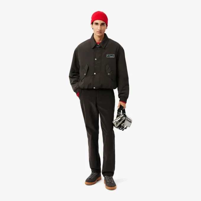 Unisex ribbestrikket lue i børstet ull