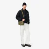 Unisex ribbestrikket lue i børstet ull