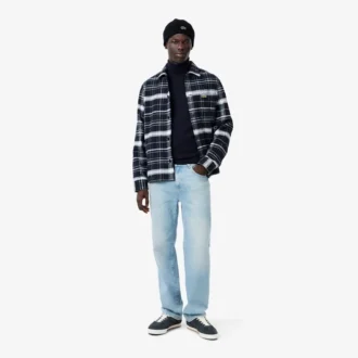Unisex ribbestrikket ullue