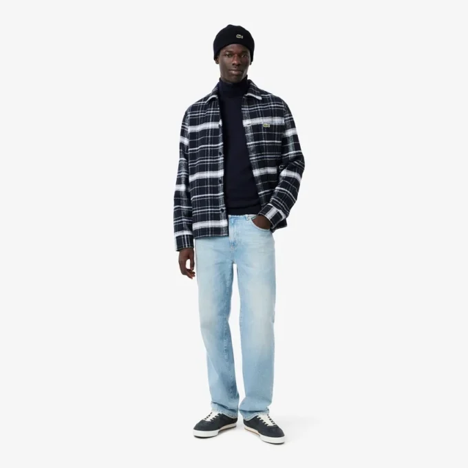 Unisex ribbestrikket ullue