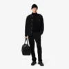 Unisex ribbestrikket ullue