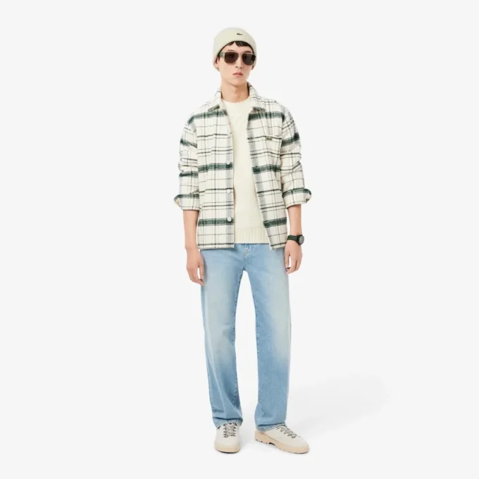 Unisex ribbet ullbeanie