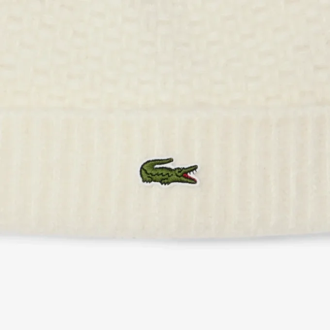 Unisex ribbet ullbeanie