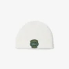Unisex ribbet ullbeanie med logo