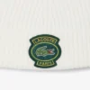 Unisex ribbet ullbeanie med logo